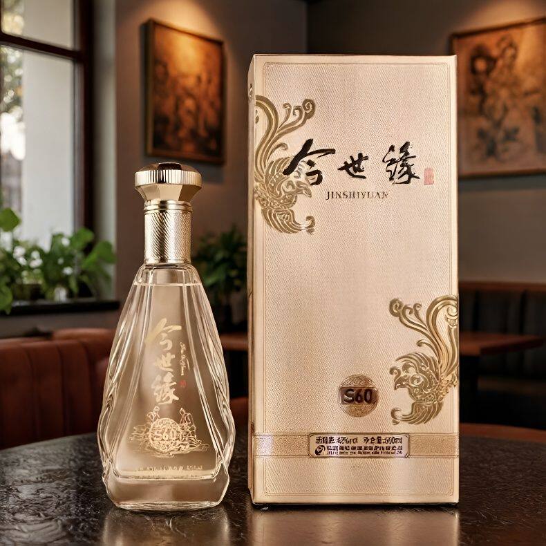 【正品】今世缘典S60 42度500ml 纯粮固态法白酒 商务宴请白酒