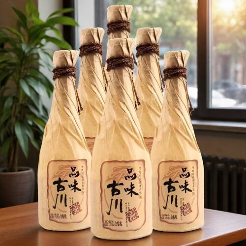【正品】古川 古川品味 纯粮酿造 40.5度 川派浓香型 光瓶口粮酒