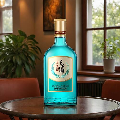 【正品】毛铺草本酒 毛铺绿荞酒 42度520毫升光瓶装 劲牌公司