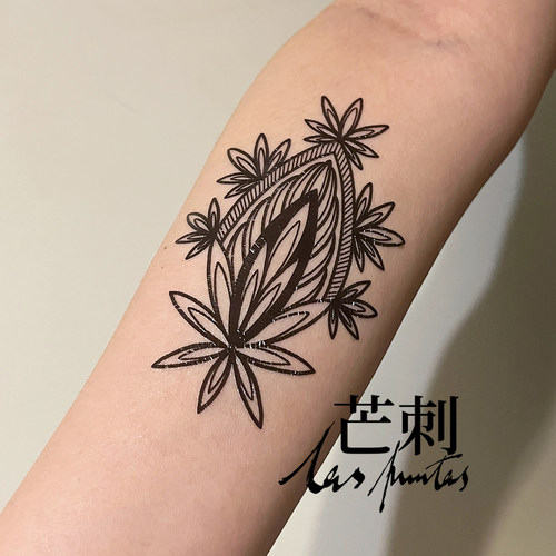 芒刺原创文身贴|图腾（3）|手绘防水持久纹身贴|文艺高级感Tattoo