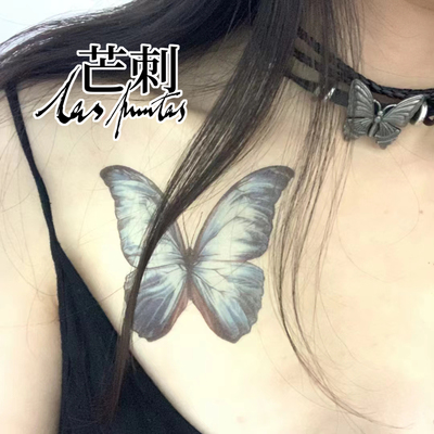 彩绘纹身贴彩色防水高级文艺持久