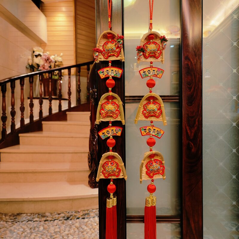 新年装饰布置用品挂件2026马年春节过年福字入户门年年有余小挂饰