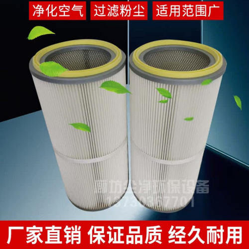 除尘滤筒抛丸机滤芯粉尘过滤工业