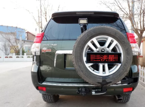 三洪星 普拉多霸道 LC120 LC150 备胎架 原车后杠备胎架