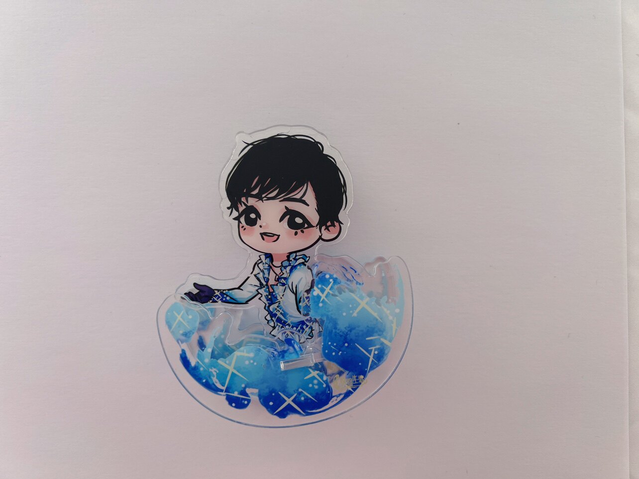 羽生结弦周边现货q版亚克力摇摇乐秋日秋秋钥匙扣钥匙扣立牌