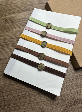 手帐本绑带  弹力 束带 收纳 手帐配饰 笔 记本防爆本松紧带绑绳