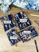 活页布艺手账本手帐日程本便携记事本可调节手工布书衣 A5A6 书套