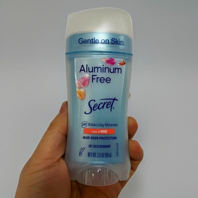 美国无铝香体膏Secret
