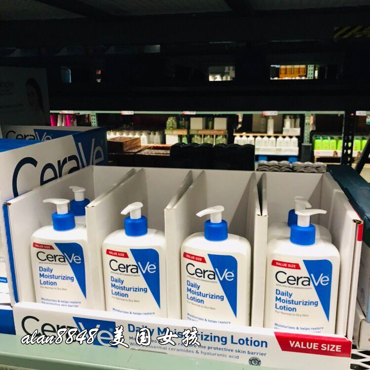 美国CeraVe全天候保湿补水润肤乳液身体护理温和无刺激355ml