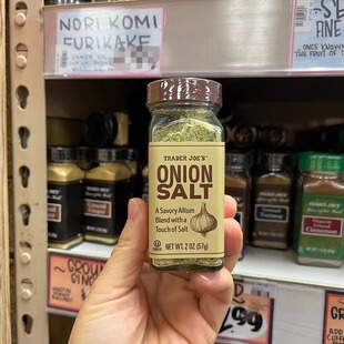 美国Trader Joe's缺德舅洋葱盐混合调味料烹饪低卡健身调料57g