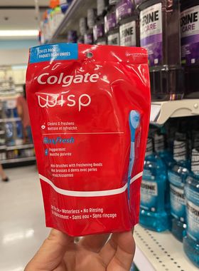 高圆圆同款高露洁迷你mini便携一次性爆珠牙刷wisp正畸矫正牙齿