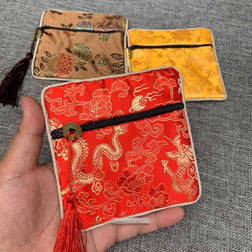 锦囊布袋锦袋荷包珠宝首饰袋刺绣文玩袋福袋珠拉链袋手链袋包装