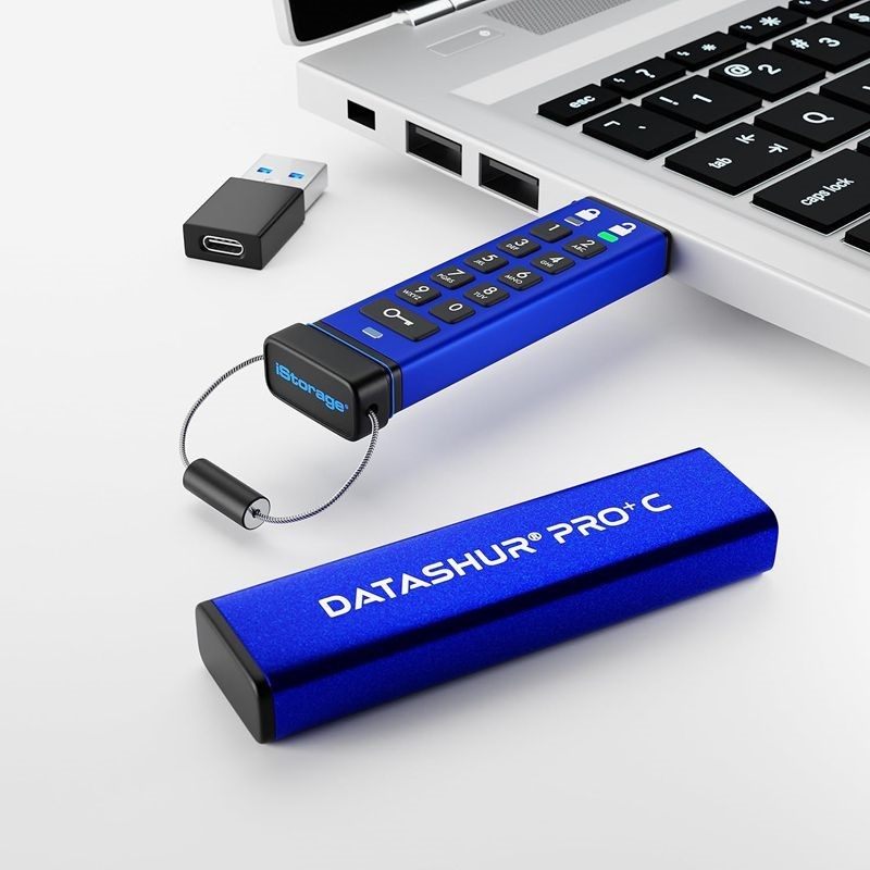 iStorage datAshur 加密U盘防尘/防水/防压 密码访问保证数据安全