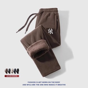 奥莱专区丨奥特莱斯汉服抓绒裤男女秋冬季加绒加厚保暖休闲卫裤子