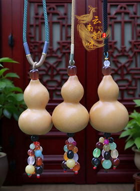 云南民族风天然葫芦长款毛衣链