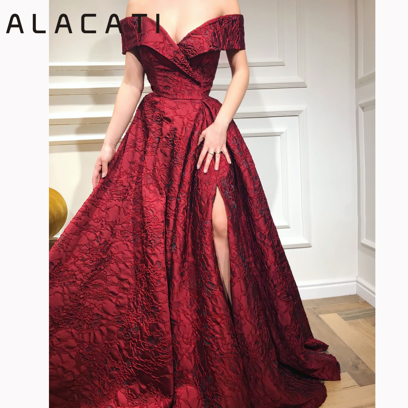 长袖晚礼服Alacati长裙时尚