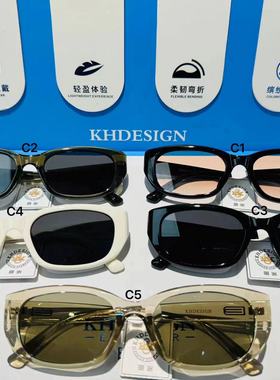明星同款明治防紫外线太阳镜女小框偏光墨镜K2382C2实体店同售