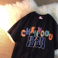 Cotton short sleeve T-shirt for women