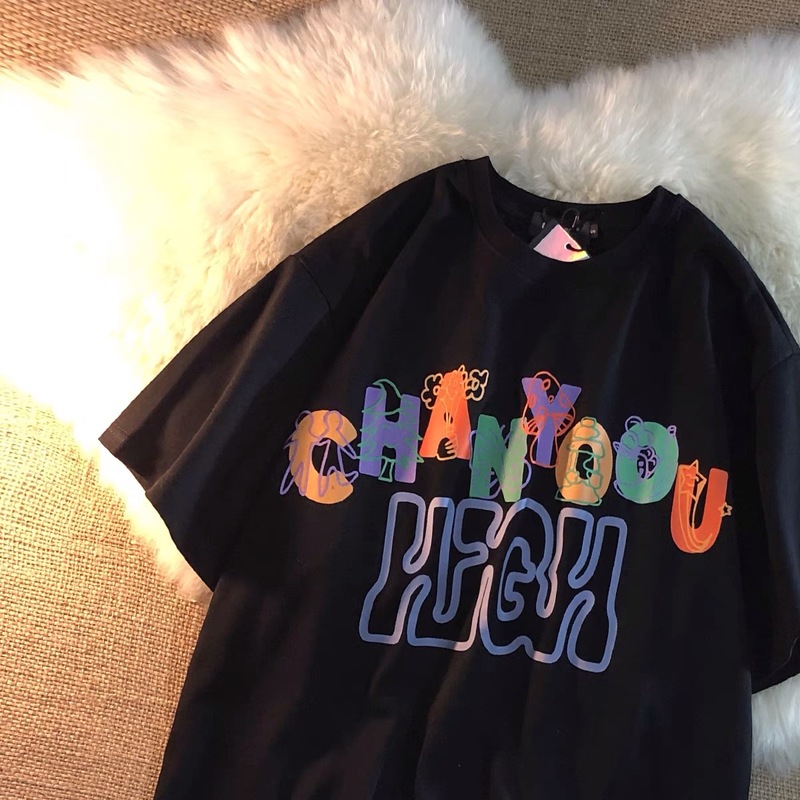 Cotton short sleeve T-shirt for women