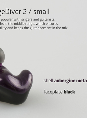 Step Sound德国InEar SD2s 新款茄紫色2单元动铁入耳式耳塞耳机