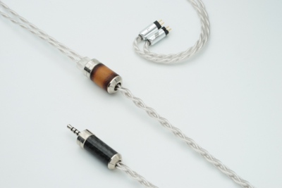 Effect Audio Leonidas II黑色全球限量30银镀钯单晶银耳塞升级线