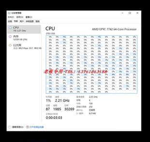 霄龙EPYC 7502 7742 7H12 7B12 7T83 64核128线CPU处理器主板套装