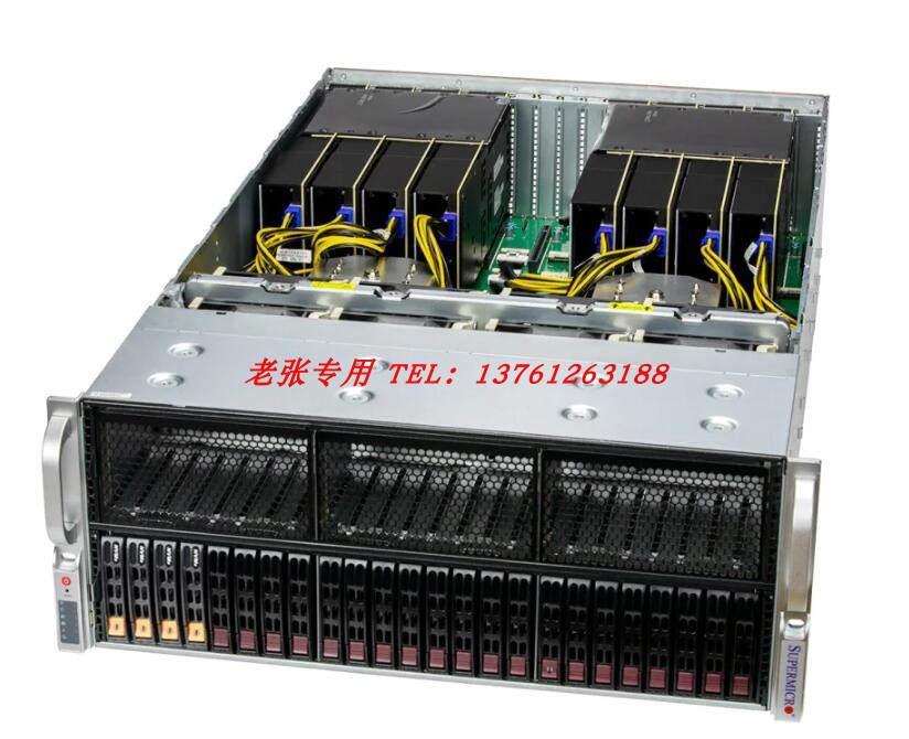 超微AS-4125GS-TNRT+搭配EPYC 9684X八路H100 H800 80G GPU准系统-封面