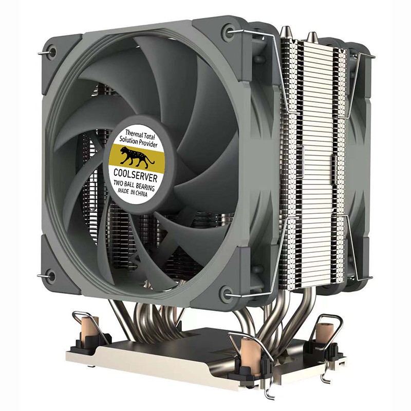 金钱豹cpu6铜管全塔风扇散热器