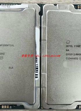 至强铂金8462Y 8470Q ES版 52核104线睿频3.7G LGA4677 CPU处理器