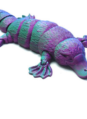 3D打印玩具模型鸭嘴兽关节可动网红成品雕塑摆件手办动物装饰工艺