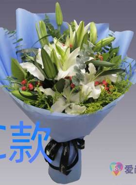 生日求婚粉百合辽宁铁岭花店送花昌图县铁法市开原市同城鲜花快递