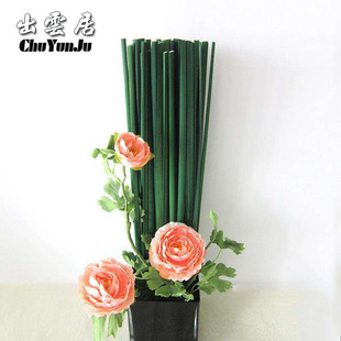 干蒲叶仿真蒲草蒲棒水蜡烛叶草干花干草干枝干叶花艺插花水蜡叶