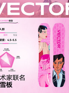 VECTOR玩可拓单板滑雪板艺术家联