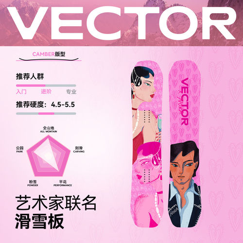 VECTOR玩可拓单板滑雪板艺术家联
