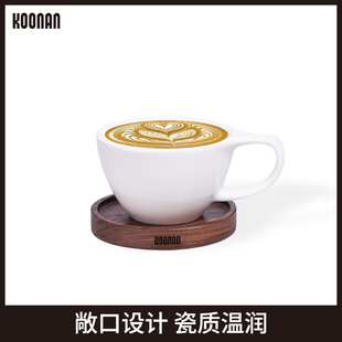 杯200ml 陶瓷咖啡杯家用拿铁杯拉花咖啡杯卡布奇诺杯拿铁杯花式