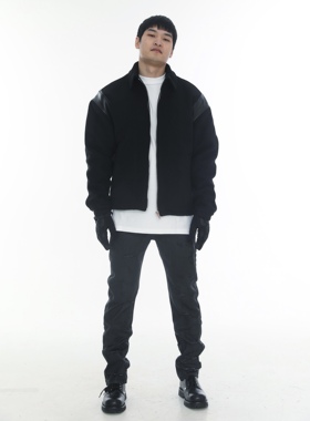 C7 羊毛呢夹克 拼皮 非BV kiko number nine archive far grailz