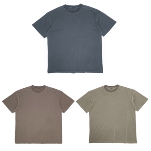 C7 vintage重磅水洗短袖反穿 落肩廓形 fog cpfm gallery yeezy