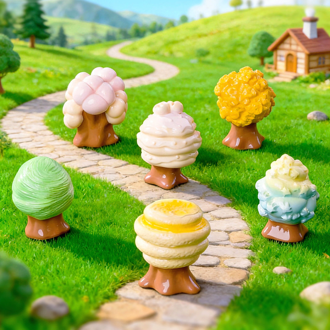微景观仿真缤纷甜点小树装饰树 园艺diy微缩场景造景桌面车载摆件,玩具/童车/益智/积木/模型,奶油胶/树脂DIY配件,淘宝优惠券,粉丝福利购,淘宝优惠卷