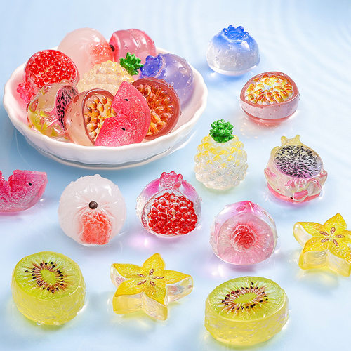 微景观仿真水果桌面车载中控摆件