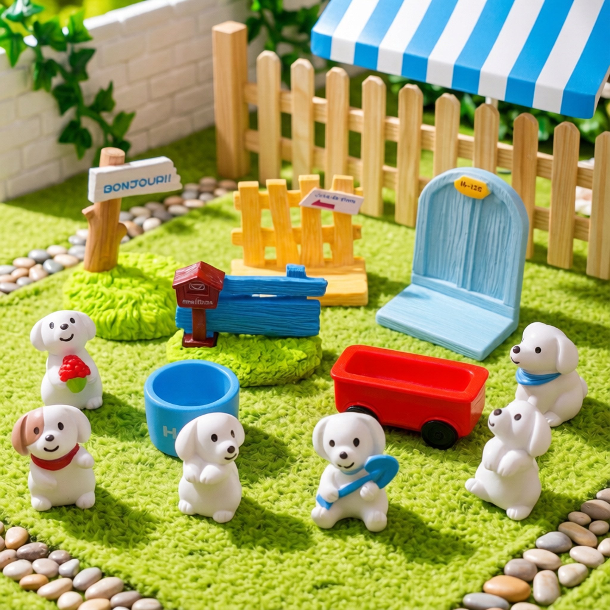 微景观卡通小狗指路地台模型 diy园艺造景装饰品桌面迷你小摆件,玩具/童车/益智/积木/模型,奶油胶/树脂DIY配件,淘宝优惠券,粉丝福利购,淘宝优惠卷