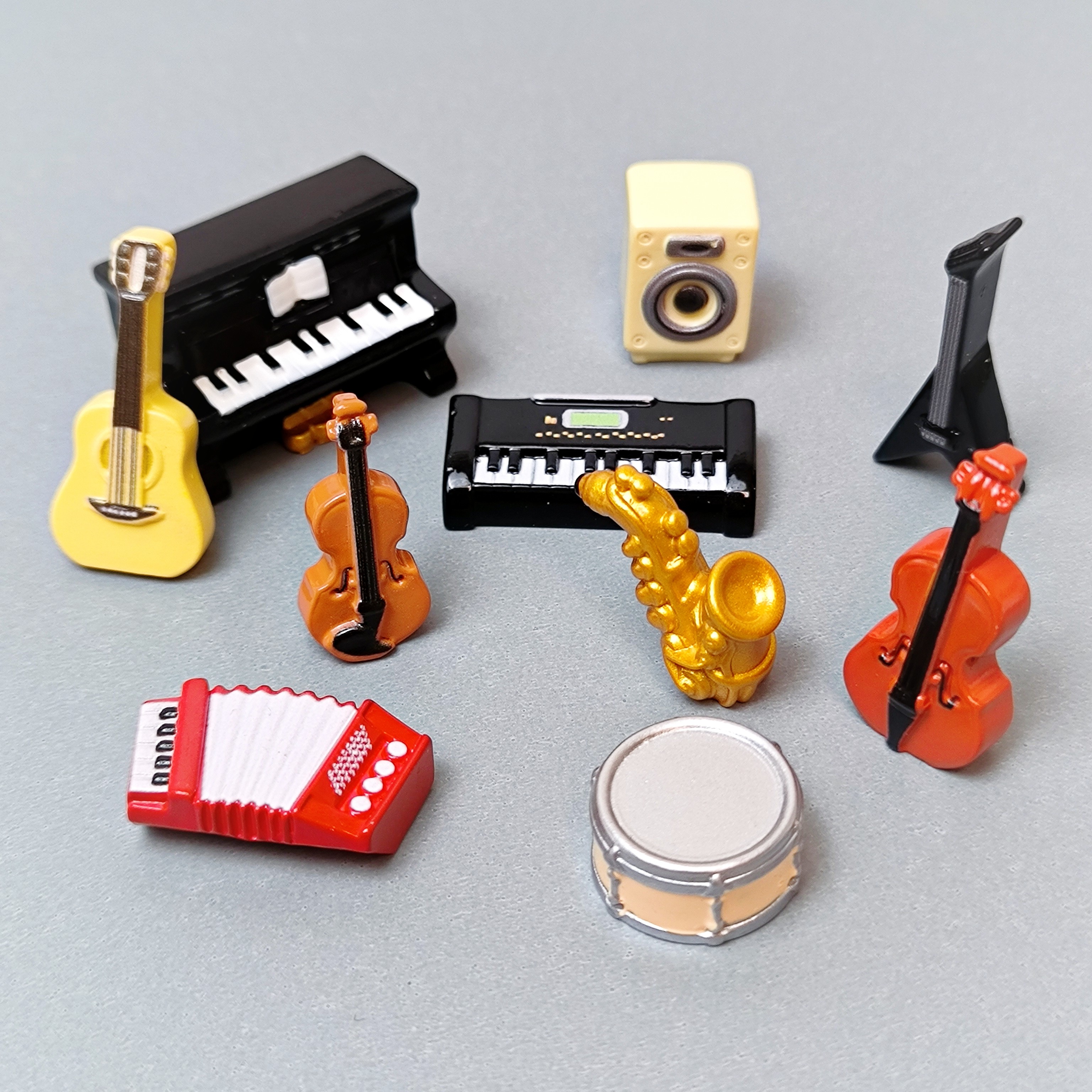 微景观仿真西洋乐器钢琴吉他提琴萨克斯 diy娃娃屋配件桌面小摆件,玩具/童车/益智/积木/模型,奶油胶/树脂DIY配件,淘宝优惠券,粉丝福利购,淘宝优惠卷