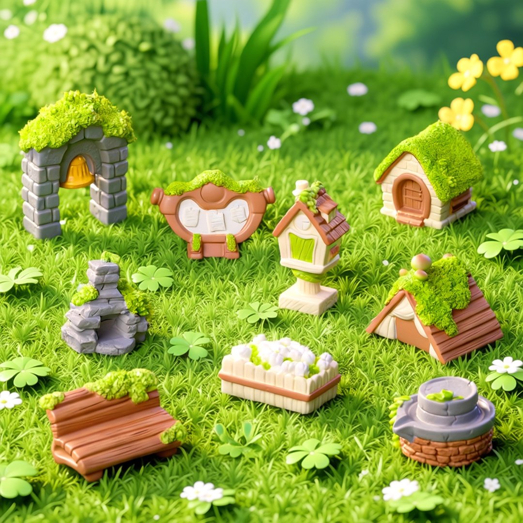 苔藓微景观创意治愈小森林 diy园艺造景装饰品配件摆设桌面小摆件,玩具/童车/益智/积木/模型,奶油胶/树脂DIY配件,淘宝优惠券,粉丝福利购,淘宝优惠卷