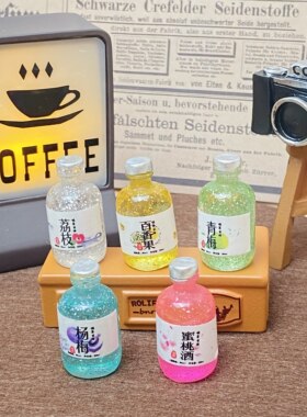 树脂仿真酒瓶娃屋场景摆件过家家