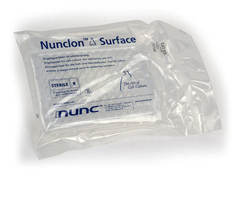 Nunc F96MicroWellTM微孔板，聚苯乙烯，外部尺寸128*86mm，表面，细胞培养，已灭菌，有盖，数量每包/箱1/50