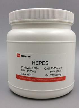 N-2-羟乙基哌嗪-N-2-乙磺酸 HEPES 7365-45-9 Amresco 0511 25G