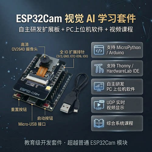 ESP32Cam视觉套件课程自研IDE