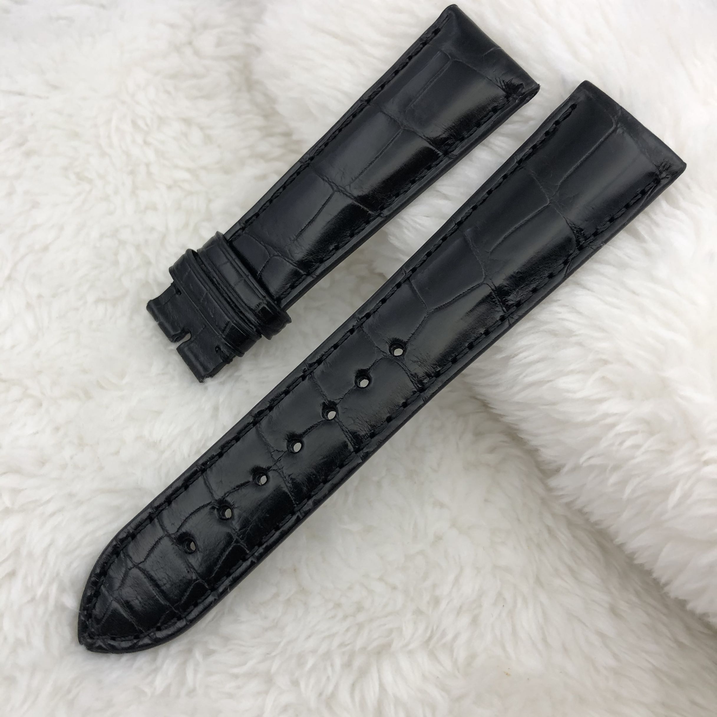 适配参议员鳄鱼皮表带