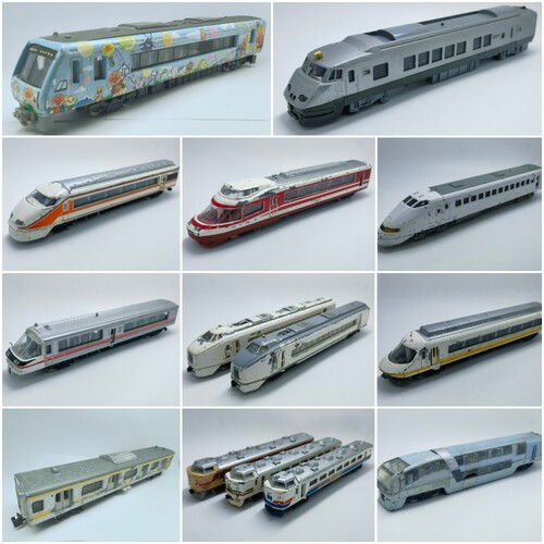 二手1/100 左右火车模型 城铁新干线 Diapet