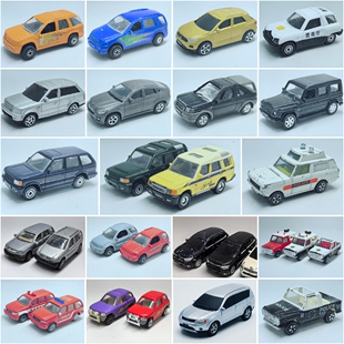二手1/64左右越野车四门SUV路虎发现探险者奔驰G宝马车模RAV4三菱