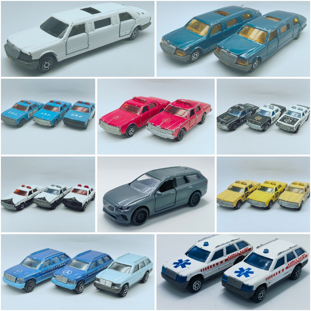 1/64左右 美捷轮 领航员 majorette 礼宾车 瓦罐 警车模型